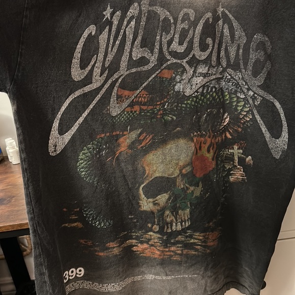 Civil Regime Oversized Men’s T-Shirt Size M - Picture 2 of 5